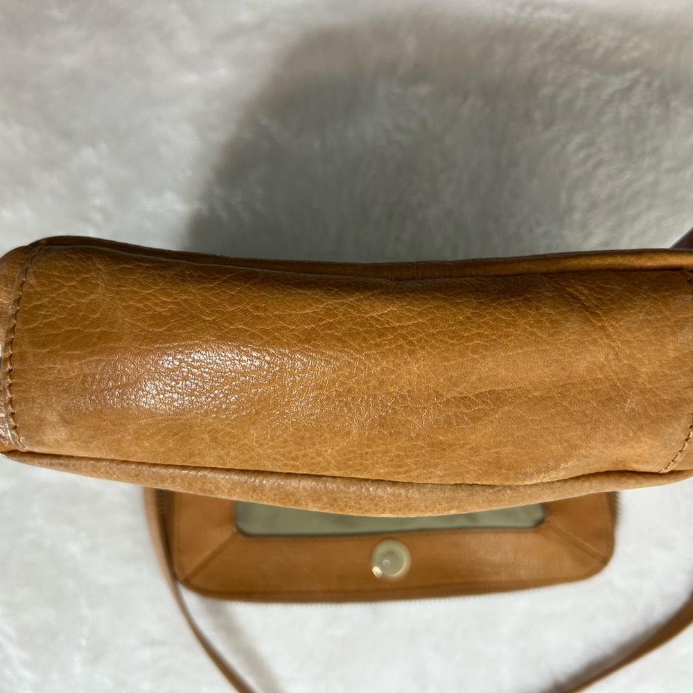 Margot Classic Soft Brown Leather Boho Crossbody Bag & Adjustable Shoulder Strap - Picture 13 of 13